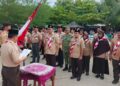 Pelantikan Di Tepi Pantai, Kwarran Labuhan Maringgai Didorong Kemandirian Ekonomi Dan Kebangkitan Saka Bahari Lampung Timur