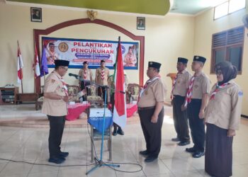 Dorong Pramuka Berprestasi, Kwarcab Grobogan Lantik Pengurus Baru Kwarran Gubug