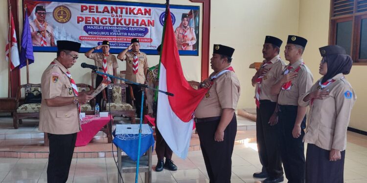 Dorong Pramuka Berprestasi, Kwarcab Grobogan Lantik Pengurus Baru Kwarran Gubug