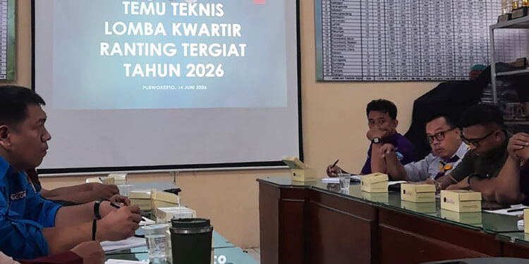 Sampaikan Kesiapan di Temu Teknis Kwarcab Banyumas, Kwarran Purwojati Siap Hadapi Lomba Kwarran Tergiat 2026