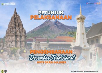 DKC Kota Yogyakarta Terbitkan Juklak Pengembaraan Desember Tradisional ke-55, Rute Garis Imajiner