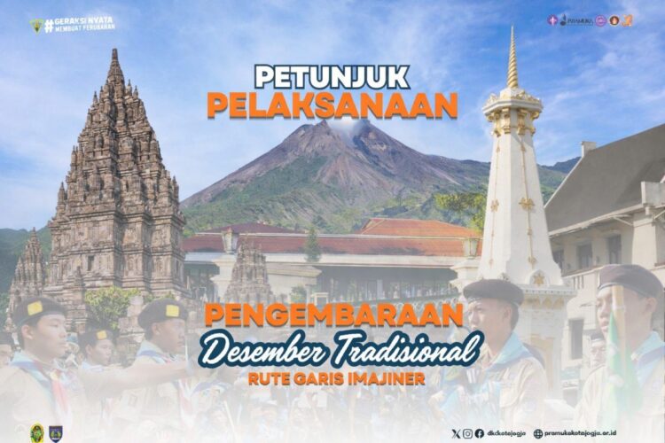 DKC Kota Yogyakarta Terbitkan Juklak Pengembaraan Desember Tradisional ke-55, Rute Garis Imajiner