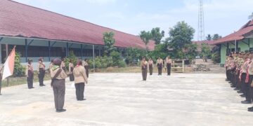 Pelantikan Penggalang Ramu dan Penggalang Terap MTs Negeri 2 Mempawah Digelar Melalui Penjelajah Penuh Tantangan