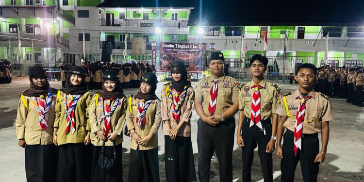 Pramuka MAN 2 Banda Aceh Hadiri Pembukaan LT-1 Pramuka Pesantren Modern Babun Najah Banda Aceh