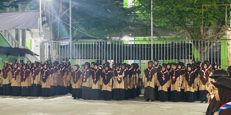 Pramuka MAN 2 Banda Aceh Hadiri Pembukaan LT-1 Pramuka Pesantren Modern Babun Najah Banda Aceh