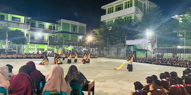 Pramuka MAN 2 Banda Aceh Hadiri Pembukaan LT-1 Pramuka Pesantren Modern Babun Najah Banda Aceh