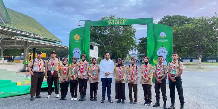 Pramuka MAN 2 Banda Aceh Berpartisipasi dalam Pawai 1 Muharram 1448 H