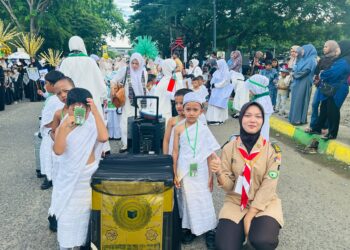 Pramuka MAN 2 Banda Aceh Berpartisipasi dalam Pawai 1 Muharram 1448 H