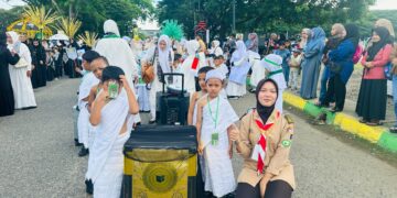 Pramuka MAN 2 Banda Aceh Berpartisipasi dalam Pawai 1 Muharram 1448 H