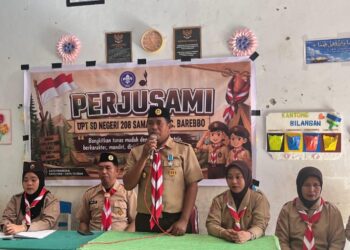 Gudep 005–006 Pangkalan UPT SDN 208 Samaelo Gelar Pembukaan Perjusami