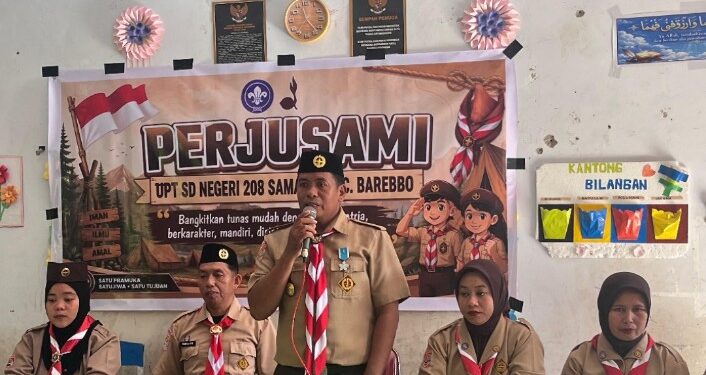Gudep 005–006 Pangkalan UPT SDN 208 Samaelo Gelar Pembukaan Perjusami