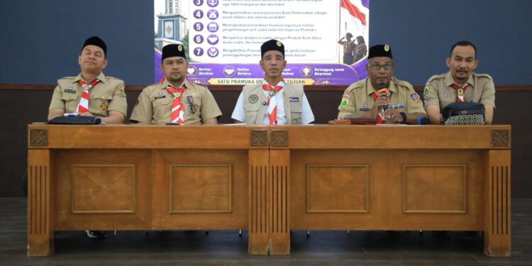 Tarmizi Panyang Terpilih Aklamasi Jadi Ketua Kwarcab Pramuka Aceh Utara 2026–2031