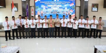 Tarmizi Panyang Terpilih Aklamasi Jadi Ketua Kwarcab Pramuka Aceh Utara 2026–2031