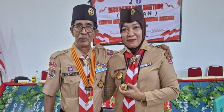 Kak Haerani Pimpin Gerakan Pramuka Kwartir Ranting Barebbo Masa Bakti 2026-2029