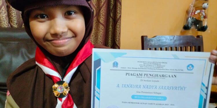 Pramuka Penggalang SD Inpres 3/77 Masago Dianugerahi Duta Pelajar Pancasila 2026