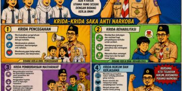 Inisiatif Kreatif Ketua Saka Anti Narkotika Kwarcab Banyumas Lewat Karya Komik Digital Anti Narkotika