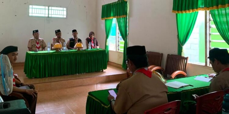 Rapat Pemantapan LT-II Kwarran Patimpeng Matangkan Petunjuk Teknis Lomba Menuju Hari Pramuka ke-65