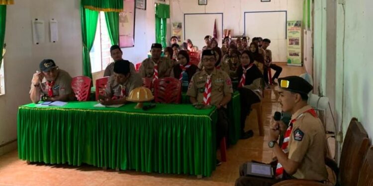 Rapat Pemantapan LT-II Kwarran Patimpeng Matangkan Petunjuk Teknis Lomba Menuju Hari Pramuka ke-65