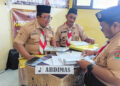 Evaluasi Kinerja Organisasi, Kwarcab Banyumas Gelar Lomba Kwartir Tergiat (LKT) 2026 di Kwarran Somagede
