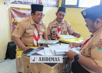 Evaluasi Kinerja Organisasi, Kwarcab Banyumas Gelar Lomba Kwartir Tergiat (LKT) 2026 di Kwarran Somagede