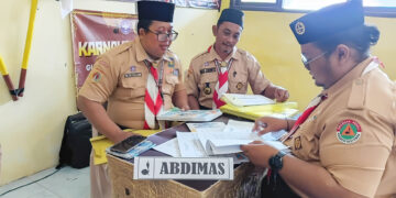 Evaluasi Kinerja Organisasi, Kwarcab Banyumas Gelar Lomba Kwartir Tergiat (LKT) 2026 di Kwarran Somagede