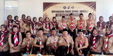 Berjalan Lancar, Mugus SMPN 10 Purwokerto Hasilkan Program Kerja Baru untuk Kemajuan Pramuka Banyumas