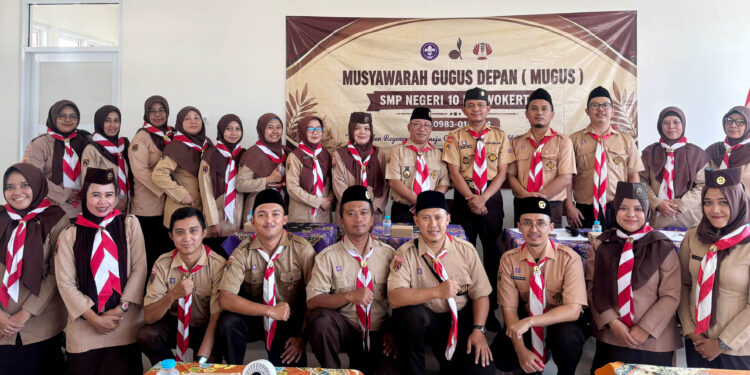 Berjalan Lancar, Mugus SMPN 10 Purwokerto Hasilkan Program Kerja Baru untuk Kemajuan Pramuka Banyumas
