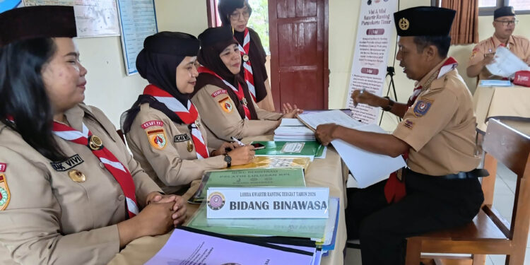 Evaluasi Pengelolaan Kwartir, Kwarcab Banyumas Gelar Penilaian Lomba Kwartir Tergiat (LKT) 2026 di Purwokerto Timur