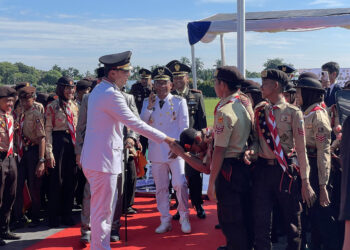 Sambut Jambore Daerah, Pramuka SMP Nur Ihsan Unjuk Gigi di HUT ke-436 Kota Medan