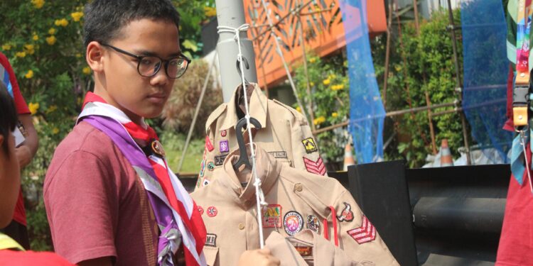 Perkuat Kekompakan Regu, Kontingen Jamnas Kwarcab Tangsel Gelar TC ke-4