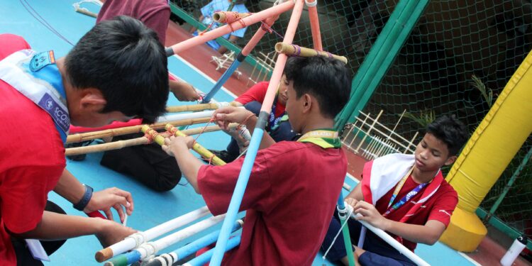 Perkuat Kekompakan Regu, Kontingen Jamnas Kwarcab Tangsel Gelar TC ke-4