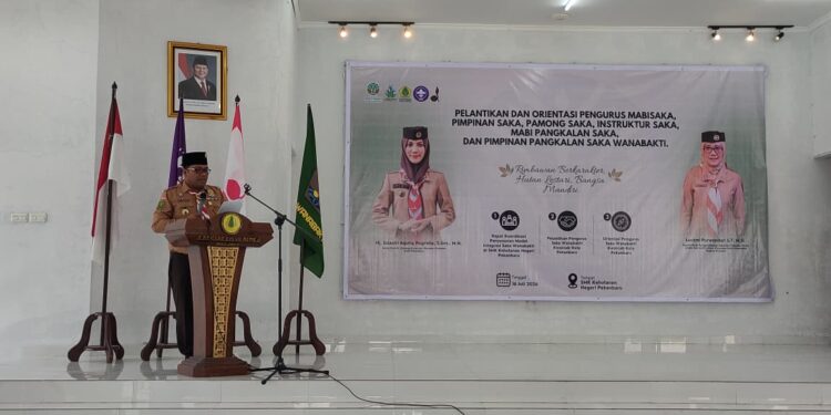 Kwarcab Kota Pekanbaru Lantik Pengurus Saka Wanabakti, Siap Cetak Generasi Pelestari Hutan
