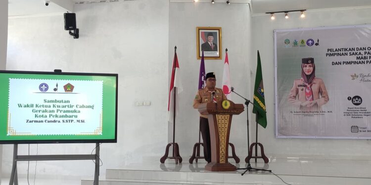 Kwarcab Kota Pekanbaru Lantik Pengurus Saka Wanabakti, Siap Cetak Generasi Pelestari Hutan