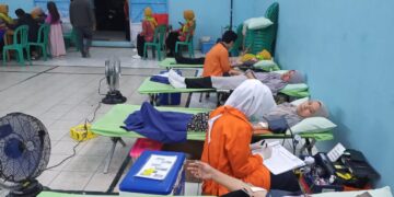 Donor Darah Warnai Kegiatan Kalimas Pramuka Peduli Masyarakat di Sokawera