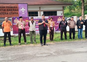 Pelatihan dan Pengukuhan Garda Pramuka Kesatria Kwarda Sumatera Utara: Mencetak Garda Terdepan Pengabdian untuk Masyarakat