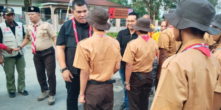 Pelatihan dan Pengukuhan Garda Pramuka Kesatria Kwarda Sumatera Utara: Mencetak Garda Terdepan Pengabdian untuk Masyarakat