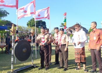 Lomba Tingkat III Kwarcab Denpasar Resmi Dibuka, Delapan Regu Terbaik Berebut Tiket LT IV Bali