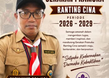 Musyawarah Ranting Gerakan Pramuka Kwarran Cina Tetapkan Kak Sultan Hamid sebagai Ketua Periode 2026–2029