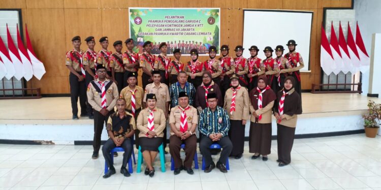 Pelantikan Dan Pelepasan Peserta Jamda Dan Jamnas Kwartir Cabang Lembata Tahun 2026