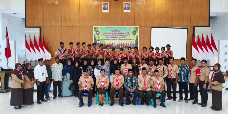 Pelantikan Dan Pelepasan Peserta Jamda Dan Jamnas Kwartir Cabang Lembata Tahun 2026