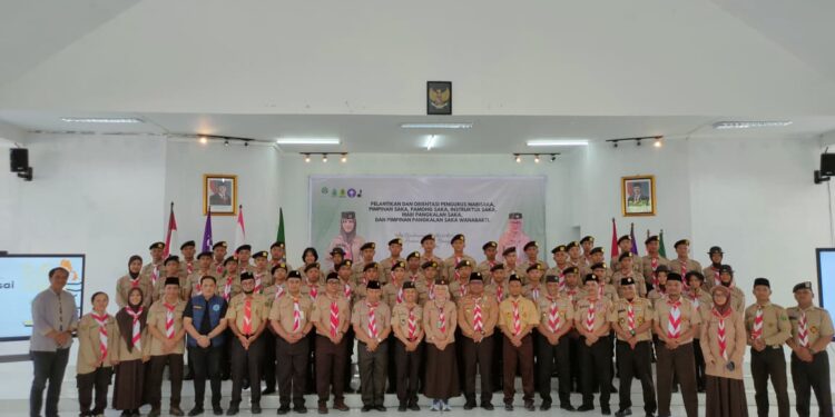 Kwarcab Kota Pekanbaru Lantik Pengurus Saka Wanabakti, Siap Cetak Generasi Pelestari Hutan
