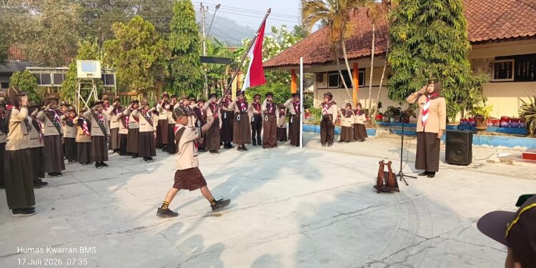 Pangkalan SDN 2 Papringan Terima Anggota Baru Pramuka Siaga