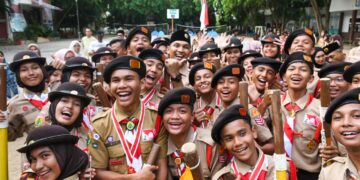 Lima Pramuka MAN 2 Banda Aceh Resmi Dikukuhkan sebagai Pramuka Garuda