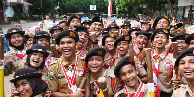 Lima Pramuka MAN 2 Banda Aceh Resmi Dikukuhkan sebagai Pramuka Garuda