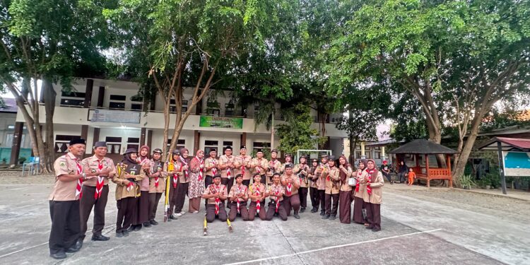 Lima Pramuka MAN 2 Banda Aceh Resmi Dikukuhkan sebagai Pramuka Garuda