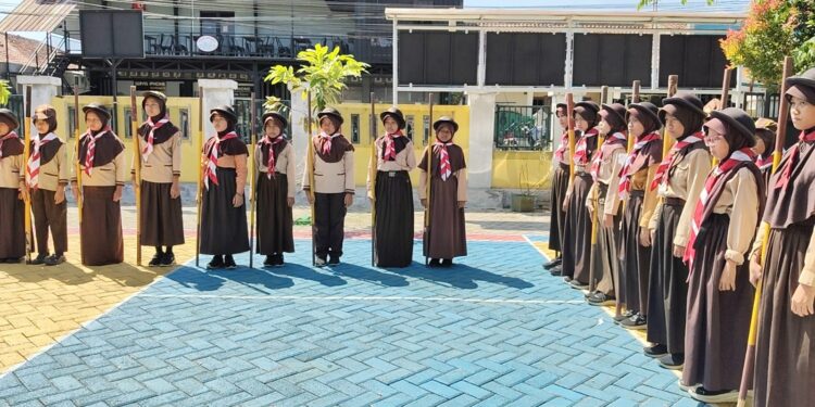 Semangat Baru Warnai Latihan Perdana Pramuka SDN 4 Bancarkembar