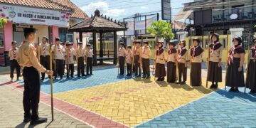 Semangat Baru Warnai Latihan Perdana Pramuka SDN 4 Bancarkembar