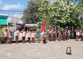 Pramuka SDN 4 Purwanegara Awali Latihan Perdana Penuh Semangat