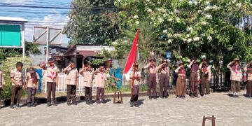 Pramuka SDN 4 Purwanegara Awali Latihan Perdana Penuh Semangat
