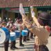 Drumband Penggalang SDN 2 Dukuhwaluh Kembaran Sambut Tim Penilai Lomba Kwarran Tergiat 2026